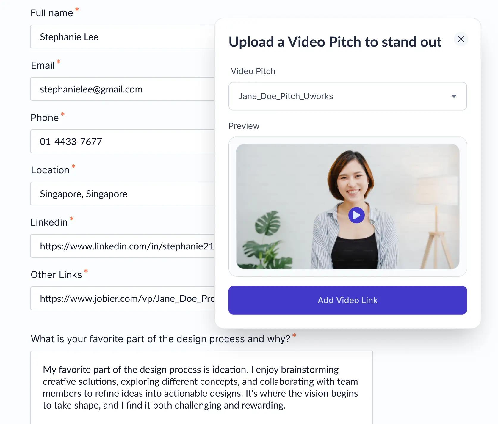 Showcase Your Personality